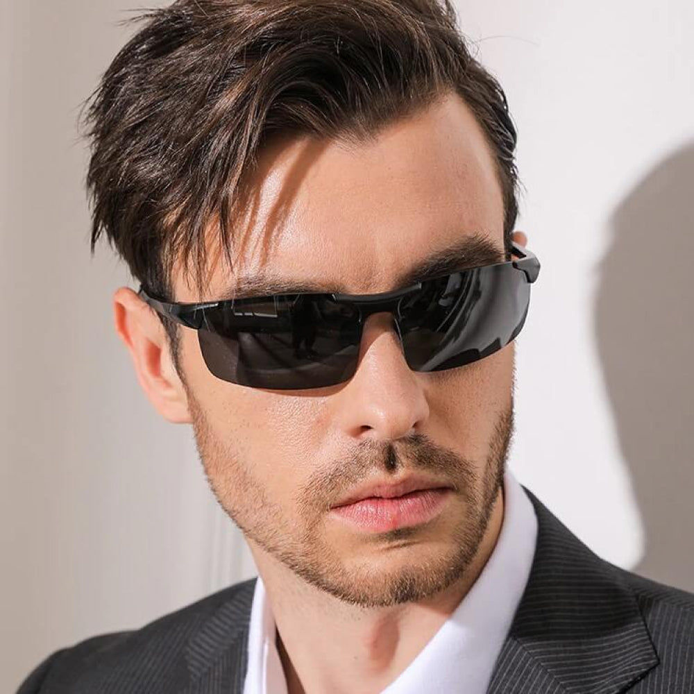 Photochromic Polarized Sunglasses with UV400 Protection & Auto-Tint Technology for Driving & Outdoor Sports