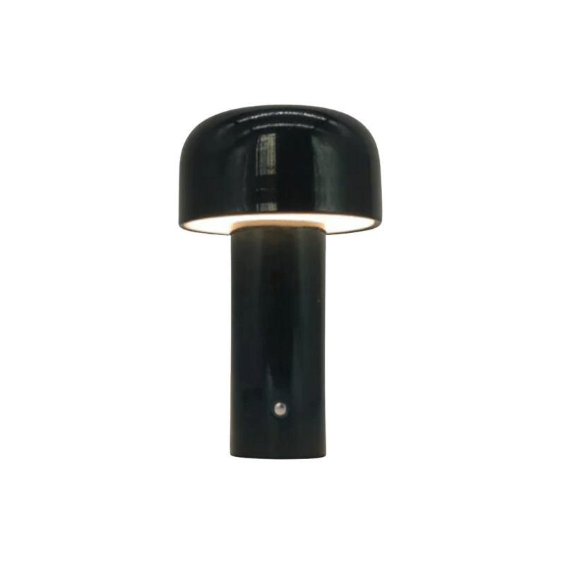 Rechargeable LED Mushroom Lamp Yellow Wireless Cordless Night Light 10 in Tall USB Bedside Accent Mood Lighting for Bedroom Living Room Offi