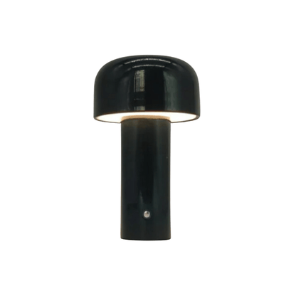 Rechargeable LED Mushroom Lamp Yellow Wireless Cordless Night Light 10 in Tall USB Bedside Accent Mood Lighting for Bedroom Living Room Offi