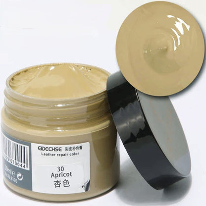 Leather Repair Balm for Furniture, Couches, Car Seats, Boots & Jackets - Scratch & Scuff Restorer, Color Match Cream for All Leather Goods