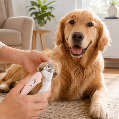 Ortekor Pet Nail Clippers for At-Home Grooming – LED Guard & Mini Styles for Cleaner, Easier Dog & Cat Nail Trims
