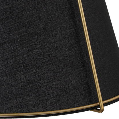 Tapered Fabric Drum Lantern Chandelier with Adjustable Height for Dining Room & Entryway