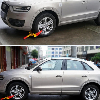 Heavy-Duty Tire Boot Lock for Cars, Trucks, Trailers & More – Adjustable Up to 11 In Width – Rust-Resistant Steel with Scratch-Free Coating