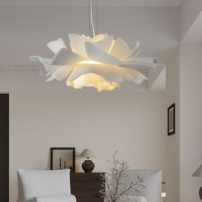 Overhead Ceiling Fixture Layered Acrylic & Metal Construction White Finish for Kitchens Entryways Bedrooms Living Spaces Modern Home Decor