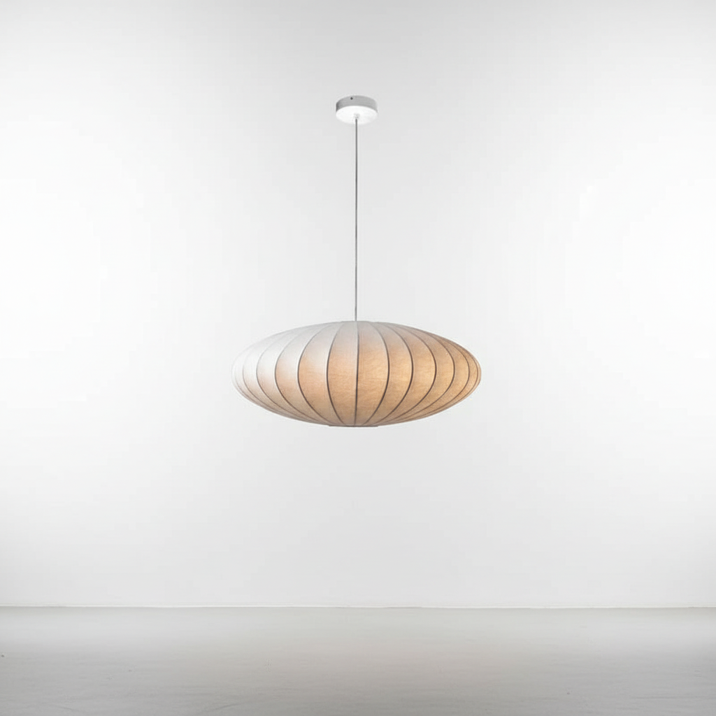 Crystal Ceiling Light 12 in Fabric Shade Fixture for Dining Room Living Room Hallway Decorative Hanging Lamp Glam Style
