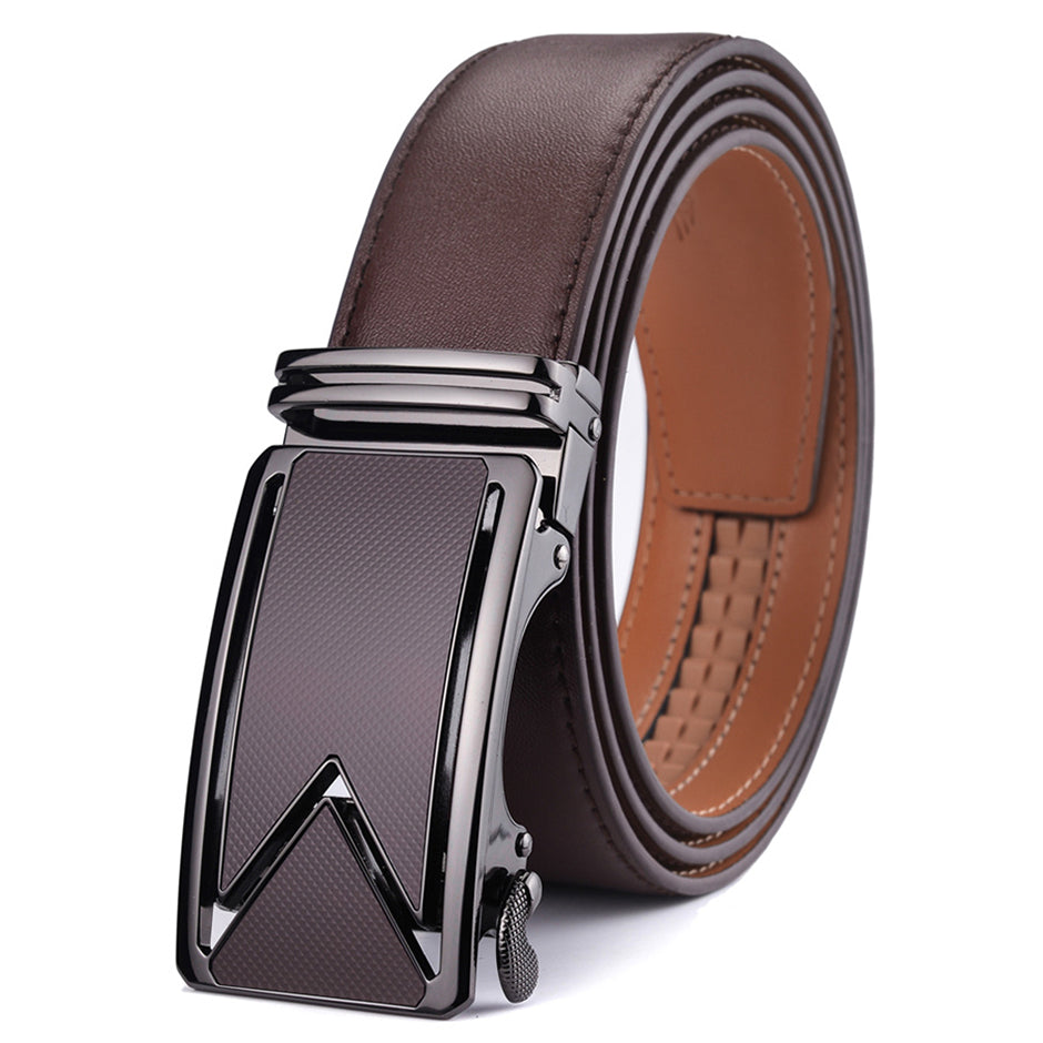 Genuine Cowhide Leather Belt with Water-Resistant Coating for Men | Premium Dress & Casual Wear Accessory