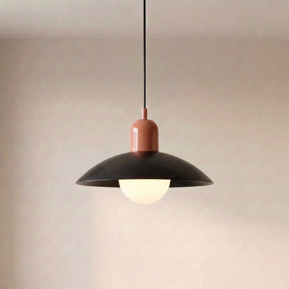 Round Iron Pendant Light with Adjustable 59 in Cable for Kitchen Island, Dining Table & Living Room | Scandinavian Modern Design in 20