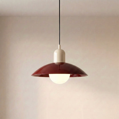 Round Iron Pendant Light with Adjustable 59 in Cable for Kitchen Island, Dining Table & Living Room | Scandinavian Modern Design in 20