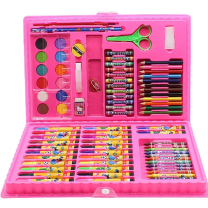 208-Piece Kids Art Supply Set with Crayons Markers Colored Pencils for Drawing Coloring Creative Play Boys Girls
