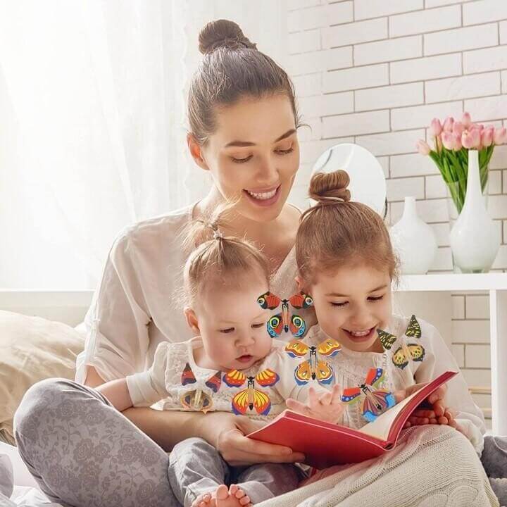 Wind-Up Flying Butterfly Surprise Card Insert Toy for Greeting Cards Books Party Favors