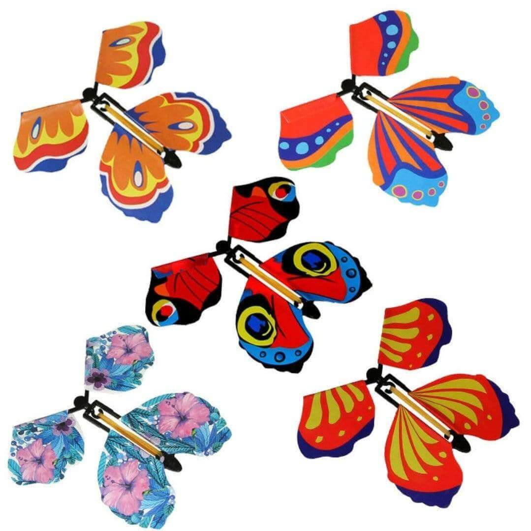 Wind-Up Flying Butterfly Surprise Card Insert Toy for Greeting Cards Books Party Favors
