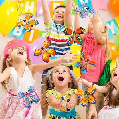 Wind-Up Flying Butterfly Surprise Card Insert Toy for Greeting Cards Books Party Favors