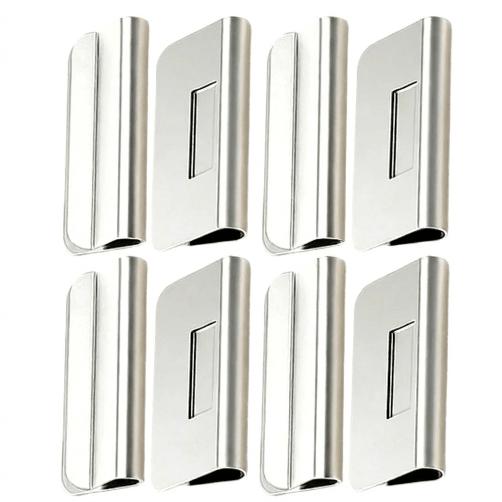 Magnetic Curtain Clips for Blackout Privacy – Eliminates Light Gaps – No Drilling Damage-Free Install – Bedroom Living Room Nursery