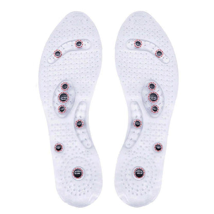 Magnetic Acupressure Insoles for Weight Support & Circulation | Reflexology Foot Massage Pads for Walking | Universal Trim-to-Fit Design