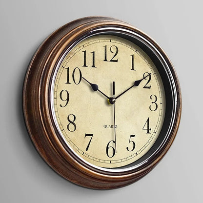 Aurelix Wall Clock | Silent Wooden Kitchen Clock Decor