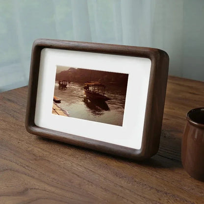 Hardwood Picture Frame 8.3×11.7 in Portrait A4 Mortise Joiner Wedding Memory Display Wall Hanging Living Room Bedroom Hallway Gallery Arrang