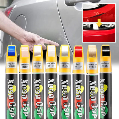 Car Scratch Repair Pen Kit - Touch-Up Paint Marker for Auto Body Chips & Scuffs - Waterproof Quick-Dry Formula in 7 Colors for Sedan SUV Tru