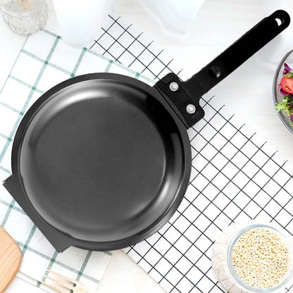 Dual-Sided Flip Pancake Pan with Non-Stick Coating – Stainless Steel Griddle for Perfect Flapjacks, Eggs & More – Easy Turn Breakfast