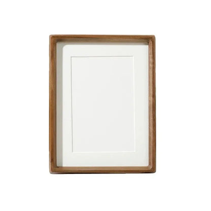 Wooden Picture Frame A4 8.3×11.7 Inch Natural Wood Desktop Display for Photos Certificates Artwork Living Room Office Shelf Decor Acrylic Fr