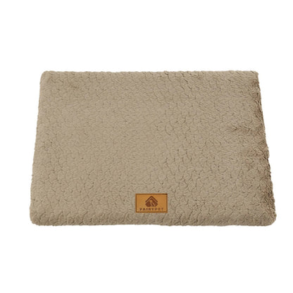 Dog Mat Washable, Soft Portable Pet Bed for Dogs of All Breeds, Cushioned Dog Crate Mat for Travel and Home