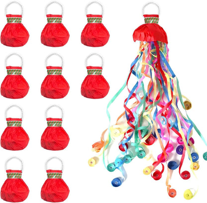 Biodegradable Celebration Streamers 16 ft Throw Length Mixed Colors for Weddings Birthdays Graduations Quiet Alternative to Confetti Indoor