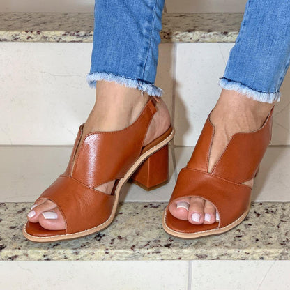 Women's Block Heel Open Toe Sandals for Work & Special Occasions Cushioned Footbed Stable Heel Dressy Evening Shoe