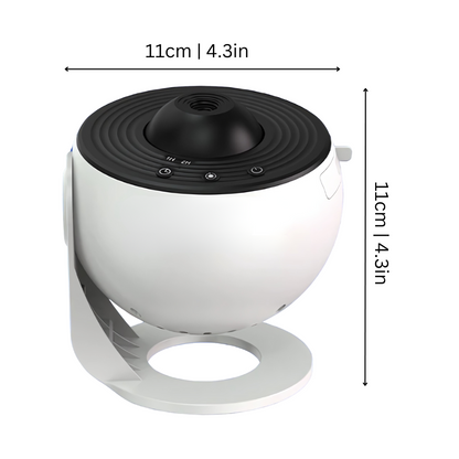 Galaxy Star Projector 4K HD Night Light with 12 Cosmic Scene Discs 360° Rotation USB Rechargeable Nebula Ceiling Projector for Bedroom