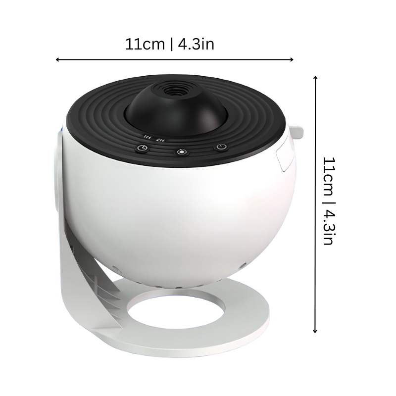 Galaxy Star Projector 4K HD Night Light with 12 Cosmic Scenes 360° Rotation Adjustable Focus for Bedroom Living Room Home Theater