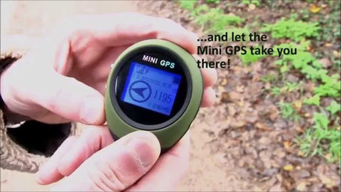 Mini GPS Tracker | Portable Keychain Navigation Device with Long Battery Life | Essential Tool for Outdoor Adventures