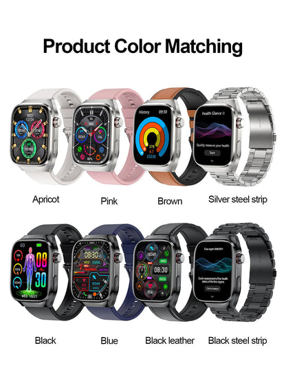 Maxwell Health | Smartwatch with Blood Sugar & ECG Monitoring | Bluetooth Calls for Comprehensive Wellness Tracking