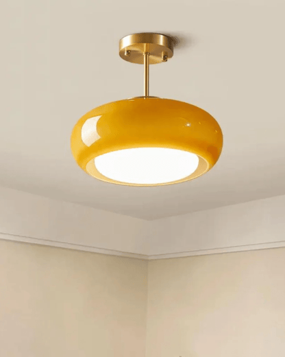 Spherical Glass Hanging Light 16 Inches Warm Glow Iron Frame E27 Socket for Kitchen Island Dining Room Modern Downlight Fixture