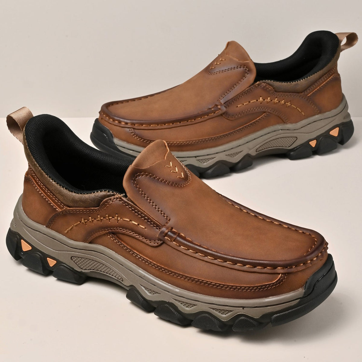 Men's Arch Support Loafers for All-Day Comfort & Posture Alignment – Cushioned Sole, Non-Slip Tread, Breathable Upper – Perfect for Work