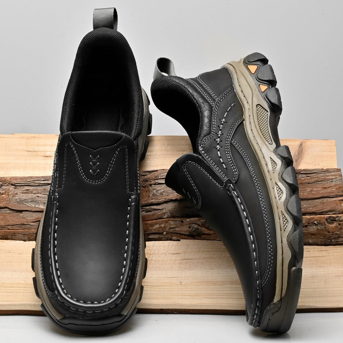 Men's Arch Support Loafers for All-Day Comfort & Posture Alignment – Cushioned Sole, Non-Slip Tread, Breathable Upper – Perfect for Work