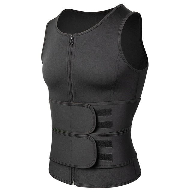 Thermal Compression Workout Tank for Men – Heat-Activated Sweat Enhancer for Fitness & Core Support