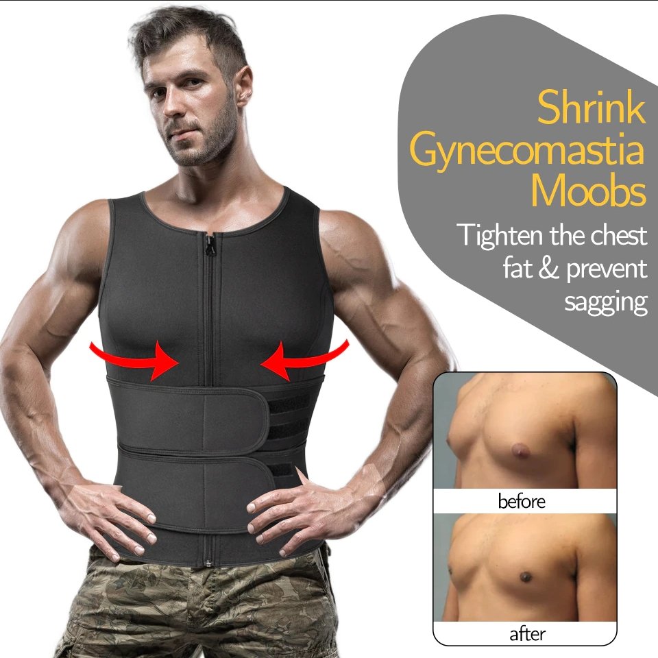 Thermal Compression Workout Tank for Men – Heat-Activated Sweat Enhancer for Fitness & Core Support