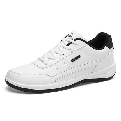 Orthopedic Walking Sneakers for Men with Arch Support & Anti-Slip Sole - Breathable Lace-Up Athletic Shoes for Everyday Comfort