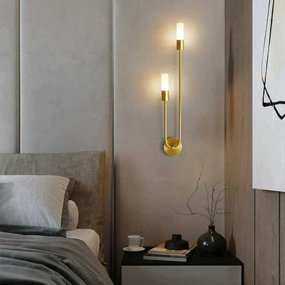 Dual-Direction LED Wall Sconce with Up & Down Light for Bedroom, Hallway, and Living Room