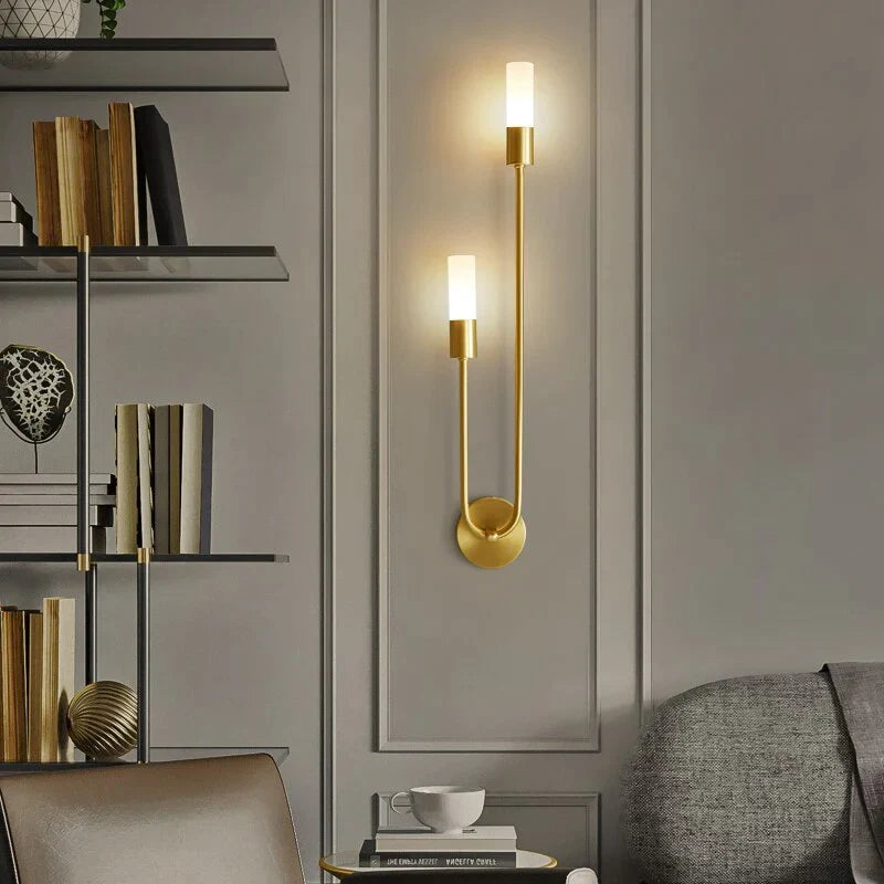 Dual-Direction LED Wall Sconce with Up & Down Light for Bedroom, Hallway, and Living Room