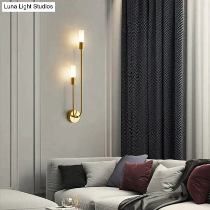 Dual-Direction LED Wall Sconce with Up & Down Light for Bedroom, Hallway, and Living Room