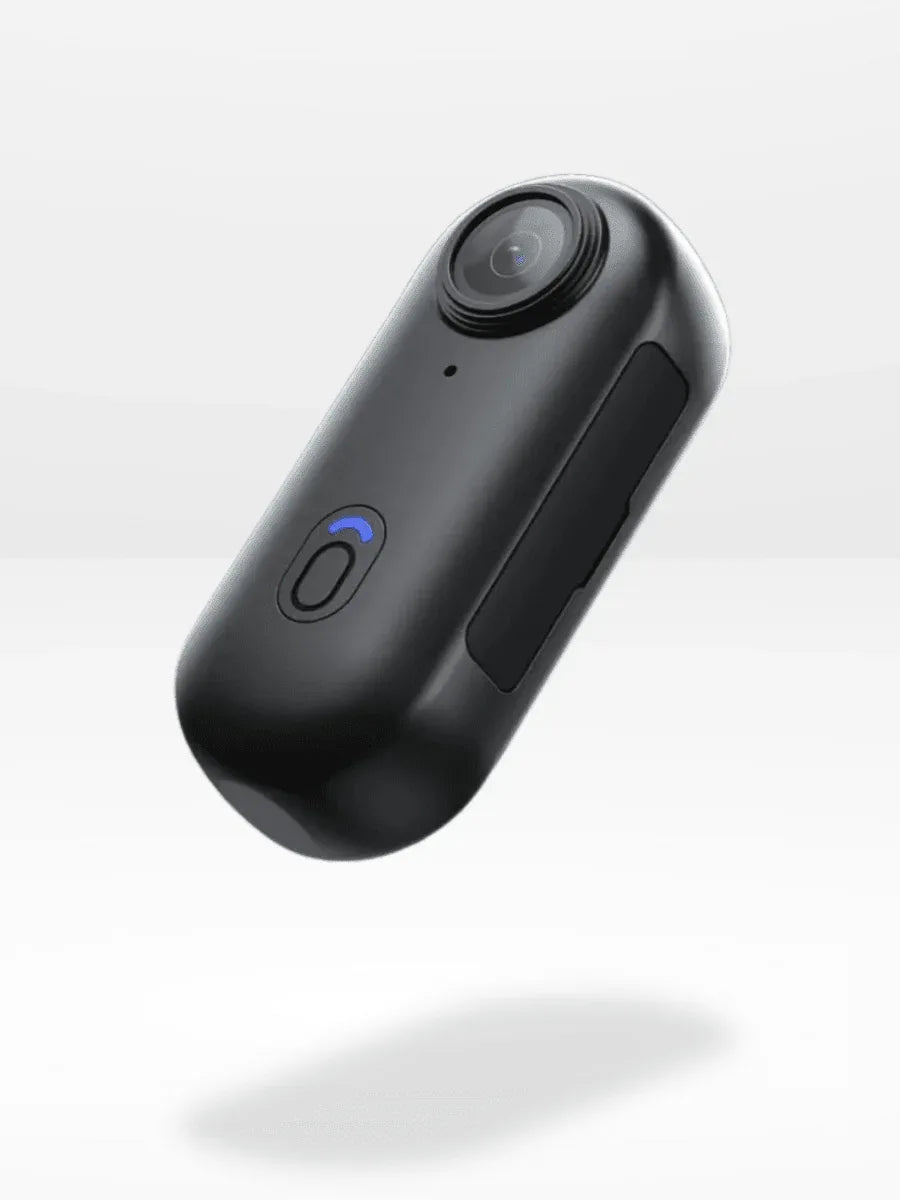 Ultra-Compact 4K POV Action Camera with Magnetic Mount for Sports, Biking, Motorcycling & First-Person Recording | Wireless Connectivity &