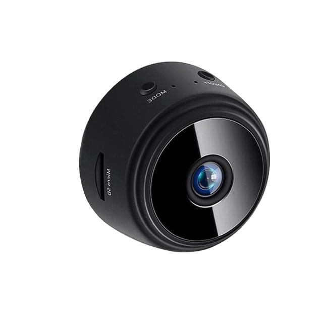 Compact 1080p HD Security Camera with Magnetic Mount for Home Office Monitoring | Indoor WiFi Spy Cam with Night Vision Wide Angle | Wireles
