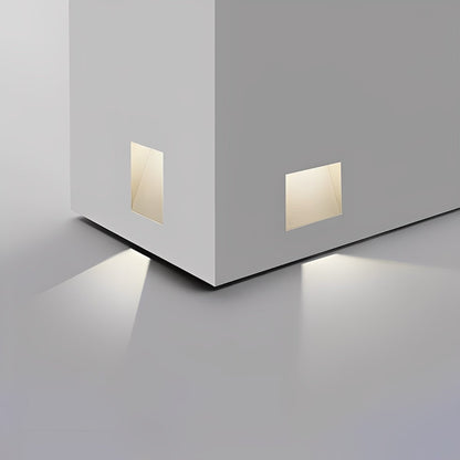 Motion Sensor LED Recessed Wall Sconce for Hallway Bedroom Living Room Indoor Aluminum 8 in Modern Step Light Fixture Automatic Nightlight H