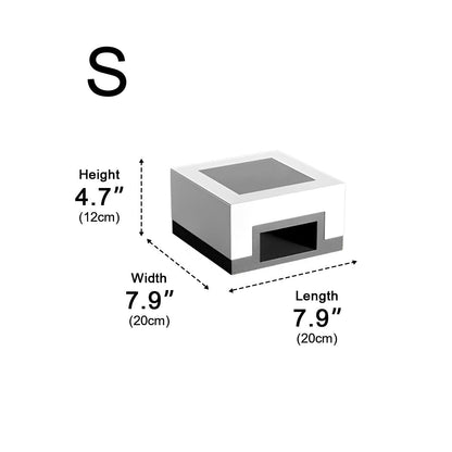 Square Solar LED Cap Light for Fence Posts, Driveways, and Pathways – Waterproof Stainless Steel Housing for Outdoor Yard Illumination