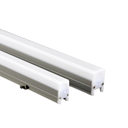 Recessed Aluminum Strip Light for Building Facades 12W Per Foot Waterproof Outdoor Wall Lighting for Commercial Architecture and Residential
