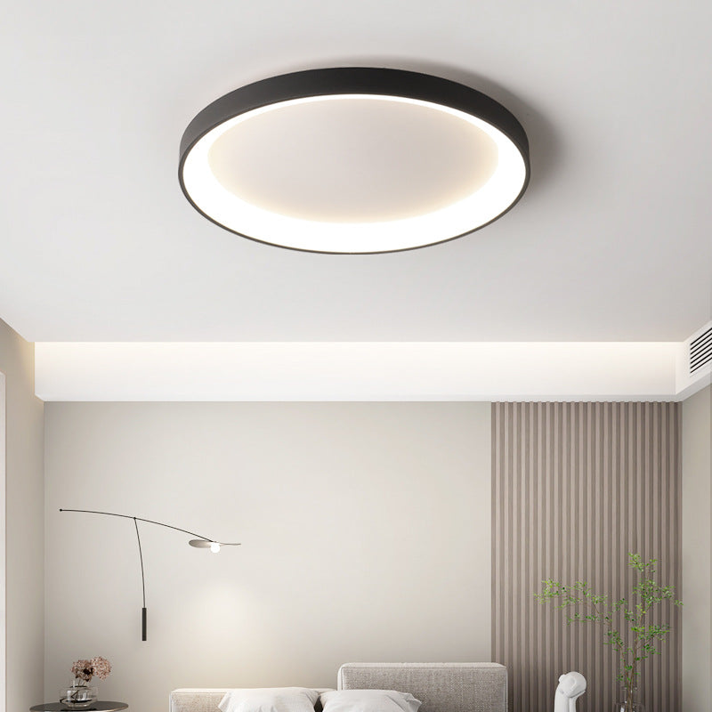 Modern LED Ceiling Light Fixture – Sleek Metal & Acrylic Design for Dining Room, Kitchen & Bar – Contemporary Flush Mount Lighting 20 in