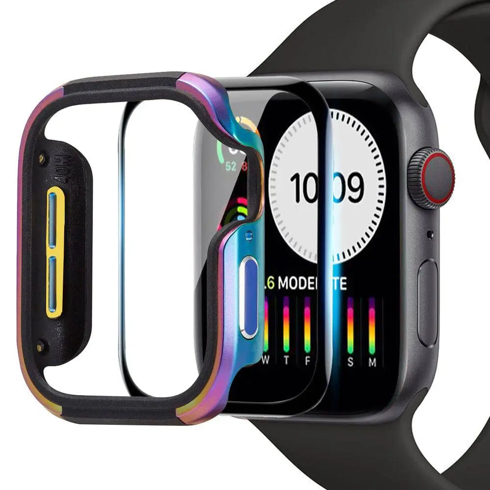 Aluminum Protective Case for Apple Watch Series 4 & 5 – 40mm or 44mm Full-Coverage Shell