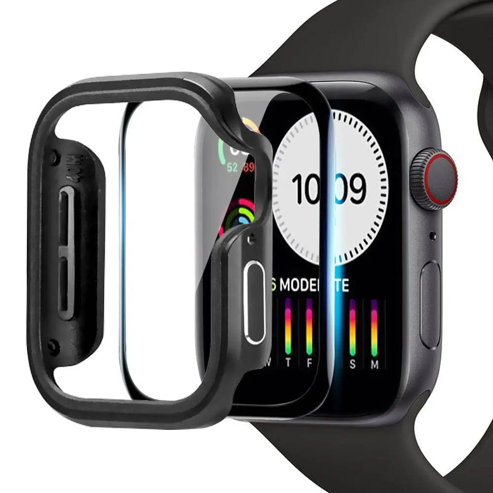 Aluminum Protective Case for Apple Watch Series 4 & 5 – 40mm or 44mm Full-Coverage Shell