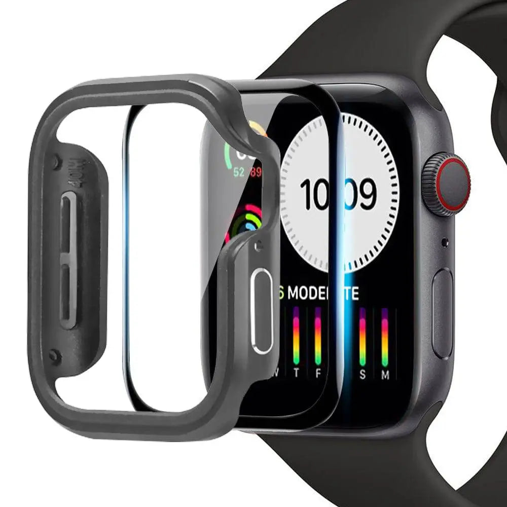 Aluminum Protective Case for Apple Watch Series 4 & 5 – 40mm or 44mm Full-Coverage Shell