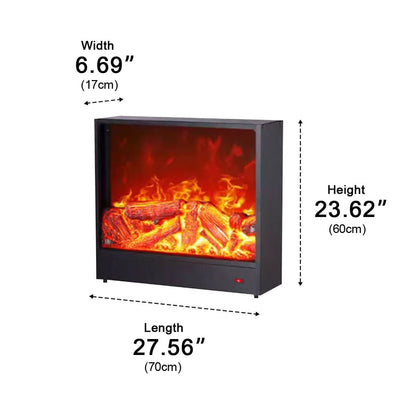 HEARTHRECESS – LED Fireplace Light for Cozy Heated Glow