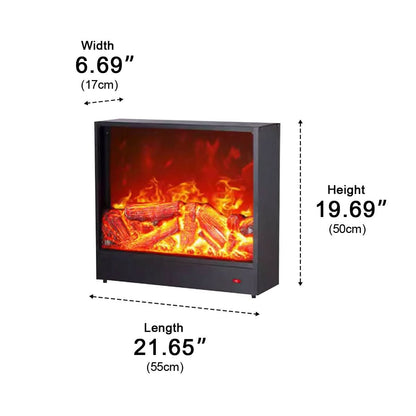 HEARTHRECESS – LED Fireplace Light for Cozy Heated Glow